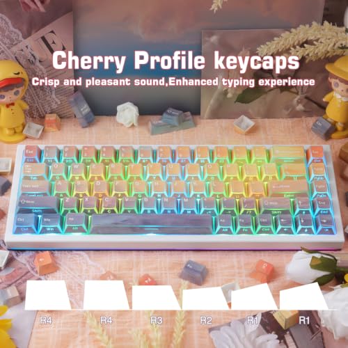 Image of Tsungup Custom Keycaps,137 Keys Cherry Cool Key Caps Keyboard Keycap Set