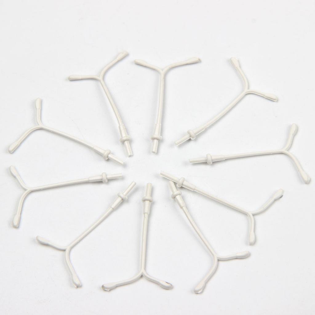 LOOM TREE® 10Pcs Led Street Light Led Dual Lamppost Mini Landscape Led 28Mm White | Decorative | Vintage | Retro | Collector's Item