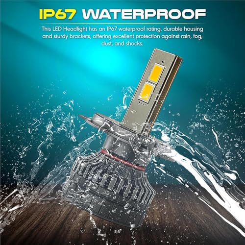 Image of Super Bright LED Headlight Bulb 130Watt | High & Low | Dual Beam With Cooling Fan | Universal for Car (1)