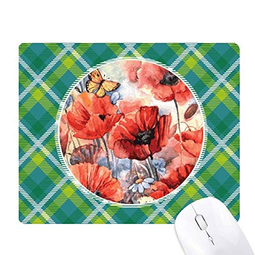 Tapis de souris pixel fleurs réseaux verte : fini les douleurs au poignet