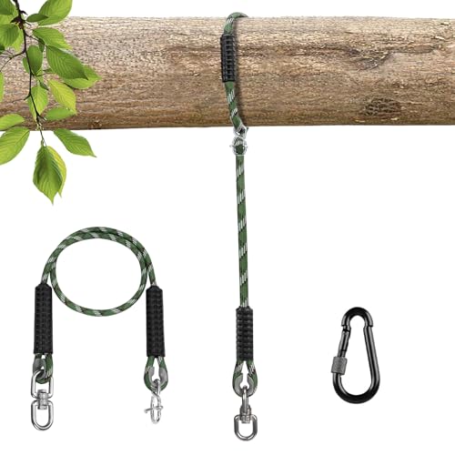 Balançoire arbre 170cm robuste avec sangles camouflage réglables