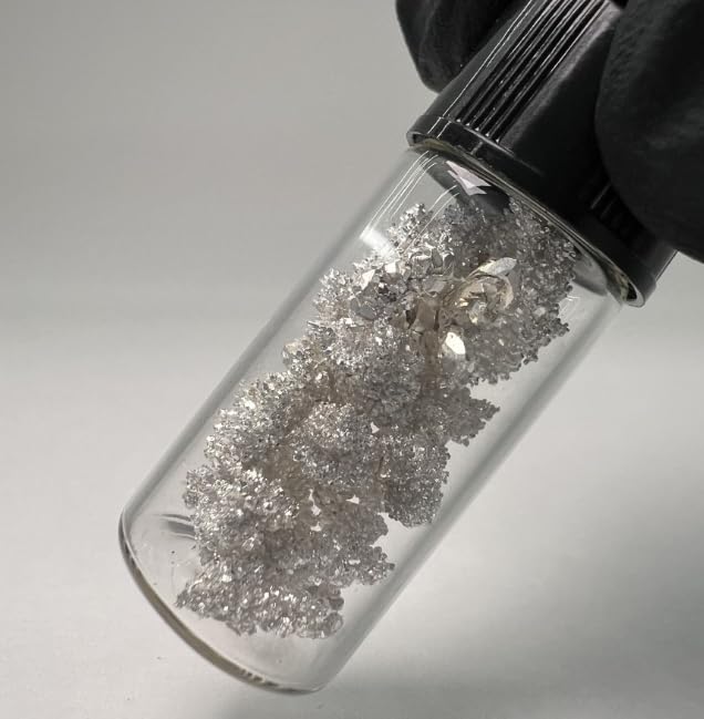 Pure Silver Metal Crystals 6 Grams- 99.99% Purity for Jewelry & Element Collection