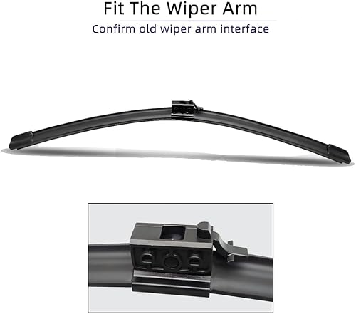 Miniatura 2 de Limpiaparabrisas delantero LHD compatible con Mercedes Benz W205 C 180 200 250 300 350 400 450 43 63 15 - Parabrisas