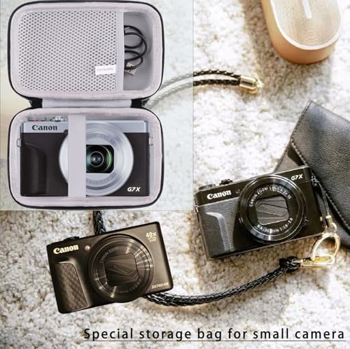 Funda rígida EVA compatible con cámaras Canon PowerShot miniatura 5