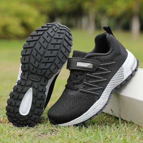 Image of KUBUA Kids Sneakers Lightweight Boys Girls Tennis Shoes | Breathable, Comfortable, Non Slip, Easy to Put On, Running, Walking, Gym, School, Daily Play, Toddler