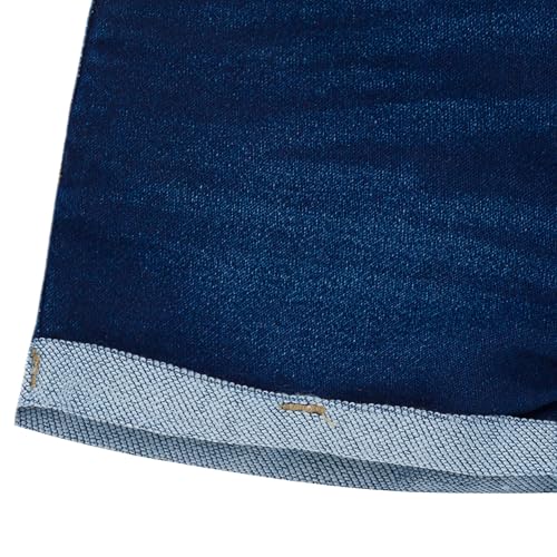 Gerber Baby-Girls Baby and Toddler Girls Cuffed Denim Shorts3