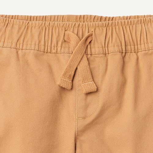 Amazon Essentials x Sofia Grainge Unisex Babies' Cotton Stretch Pull-On Twill Jogger Pants, Camel, 6-9 Months - image 4
