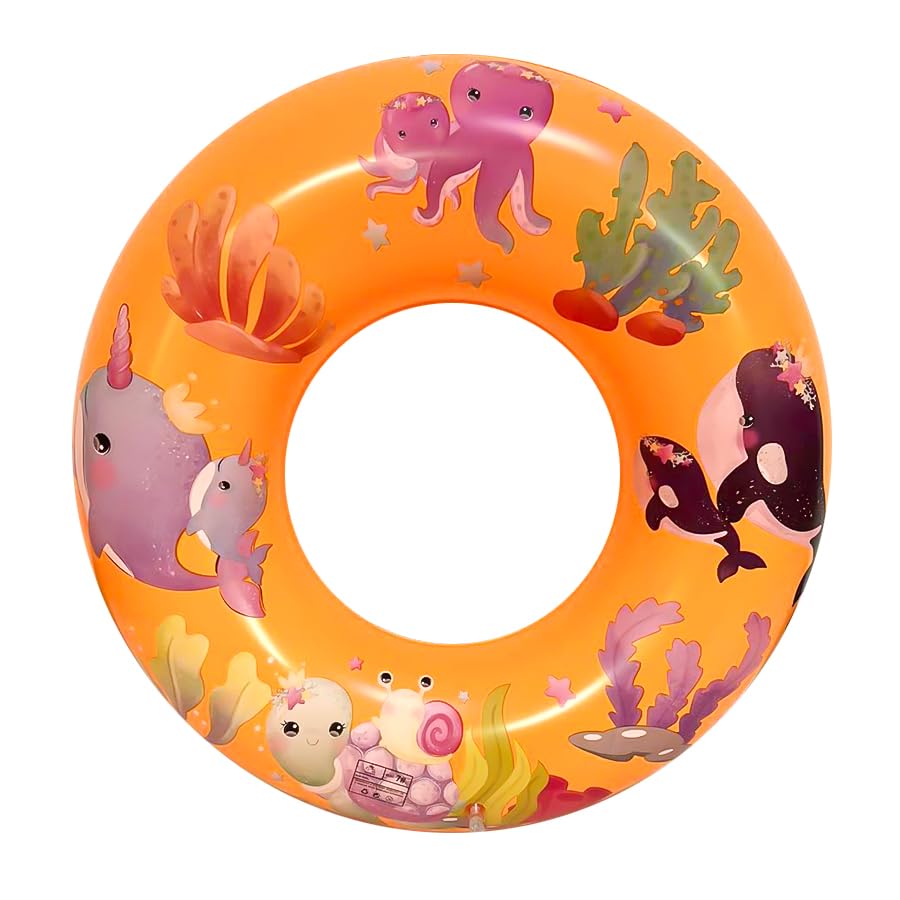 Image of Cockatoo Inflatable PVC Swimming Floats with Handles, Small Swimming Pool Floats