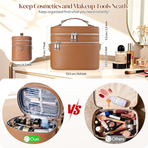 Leather Makeup Bag - image 7