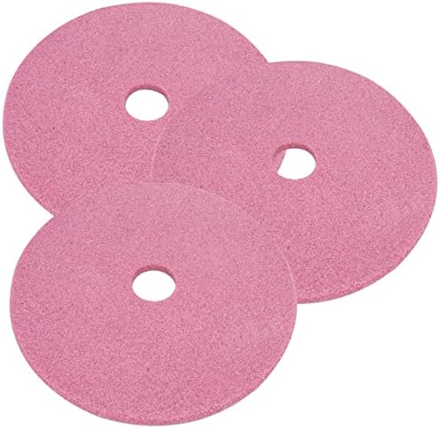 3PCS Ceramic Chainsaw Sharpener Tool, 105mm x 22mm Flap Disc Grinding Wheel, Medium Grit 80 for 3/8LP .325 Chain, Angle Grinder & Petrol Saw (105x22.2x3.2mm)