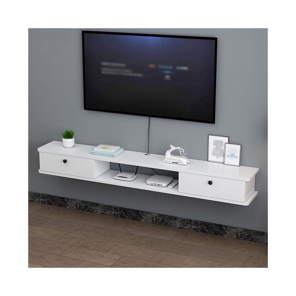 Home Mensola porta TV a parete, centro di intrattenimento multimediale da 63'' sotto la TV for soggiorno, camera da letto Tavolino TV