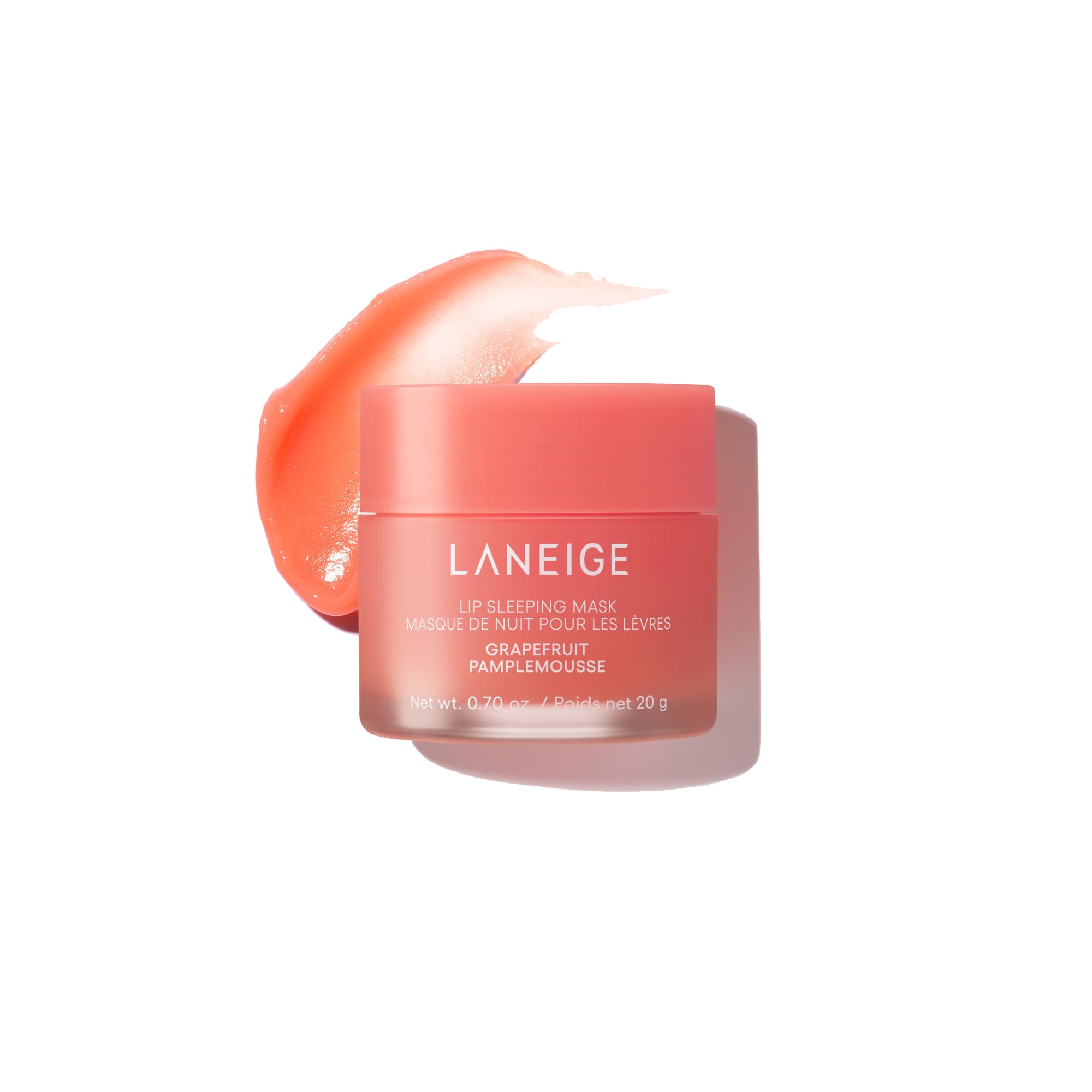Lip Sleeping Mask Grapefruit: Nourish, Hydrate, Vitamin C, Murumuru & Shea Butter, Antioxidants, Flaky, Dry Lips