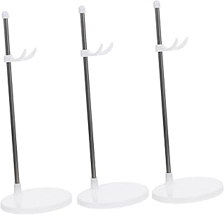 BATHVEVE Estante De Exhibición De Muñecas Soporte Para De Instalar Altura Ajustable