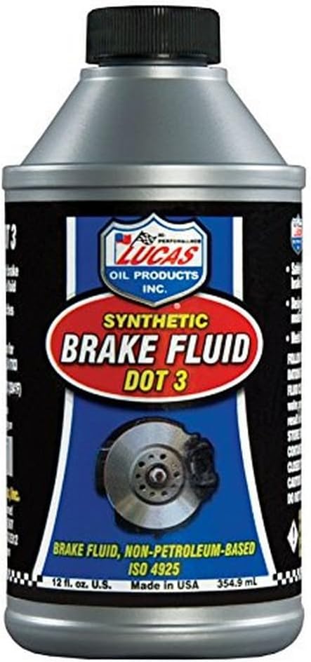 Lucas Oil DOT 3 Synthetic Brake Fluid 12 oz