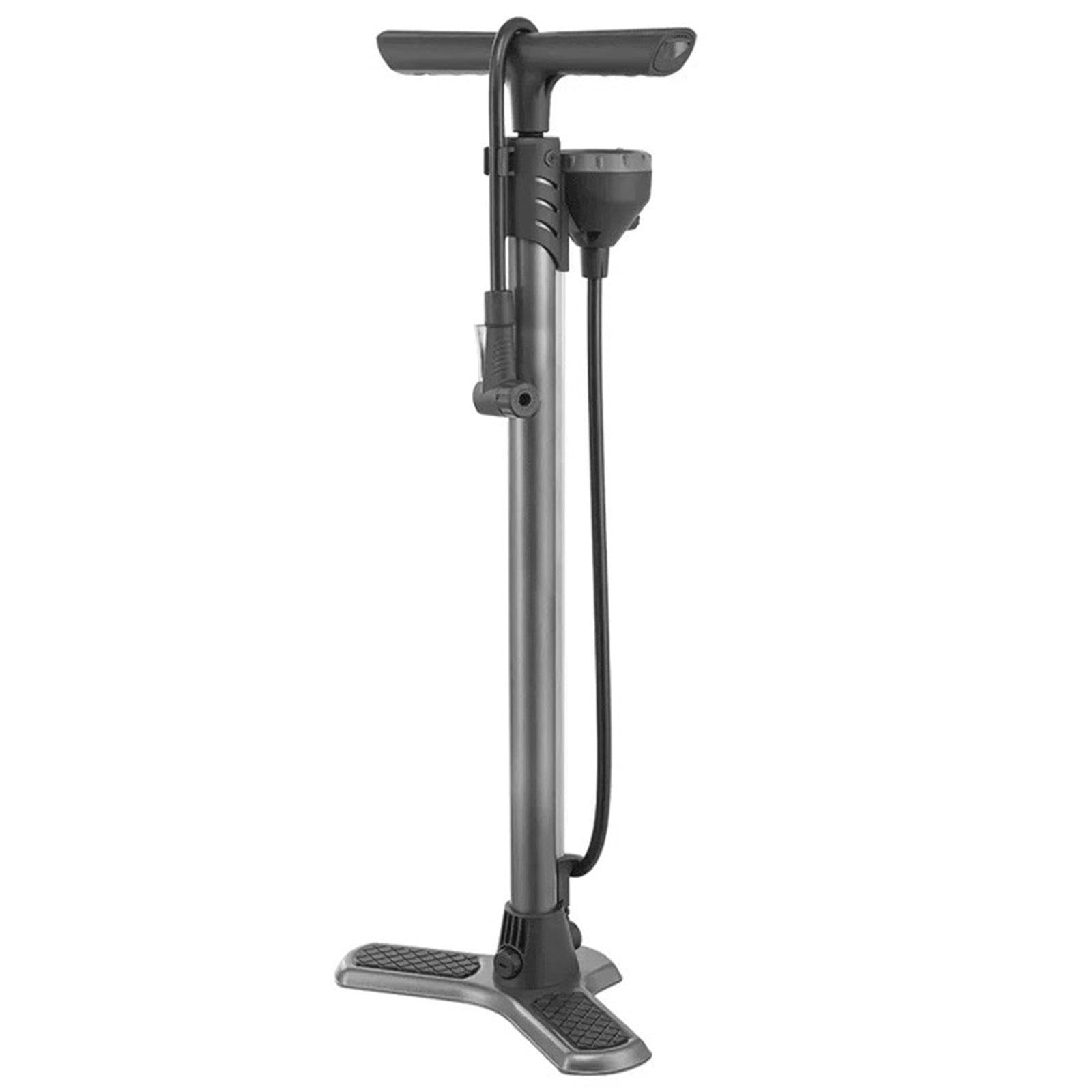 Fahrradpumpe, 25,2 Zoll Hohe Fahrradpumpe mit 160 PSI Hochdruckmanometer, Presta- und Schrader-Ventil, Fahrradluftpumpe für Fahrradreifen, Bälle und Schwimmring
