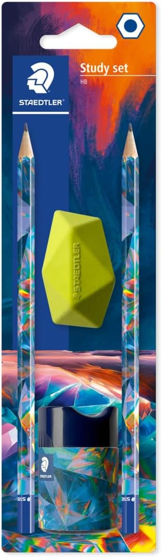 STAEDTLER Staedtler 175 Hexagonal Colouring Pencil, Cardboard Case with 12 Colouring Pencils in Assorted Trendy Colours, Edition 2, Version 2, 175C12E2-2