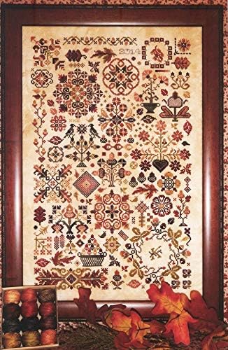 Autumn Quakers cross-stitch pattern - Rosewood Manor - Karen Kluba
