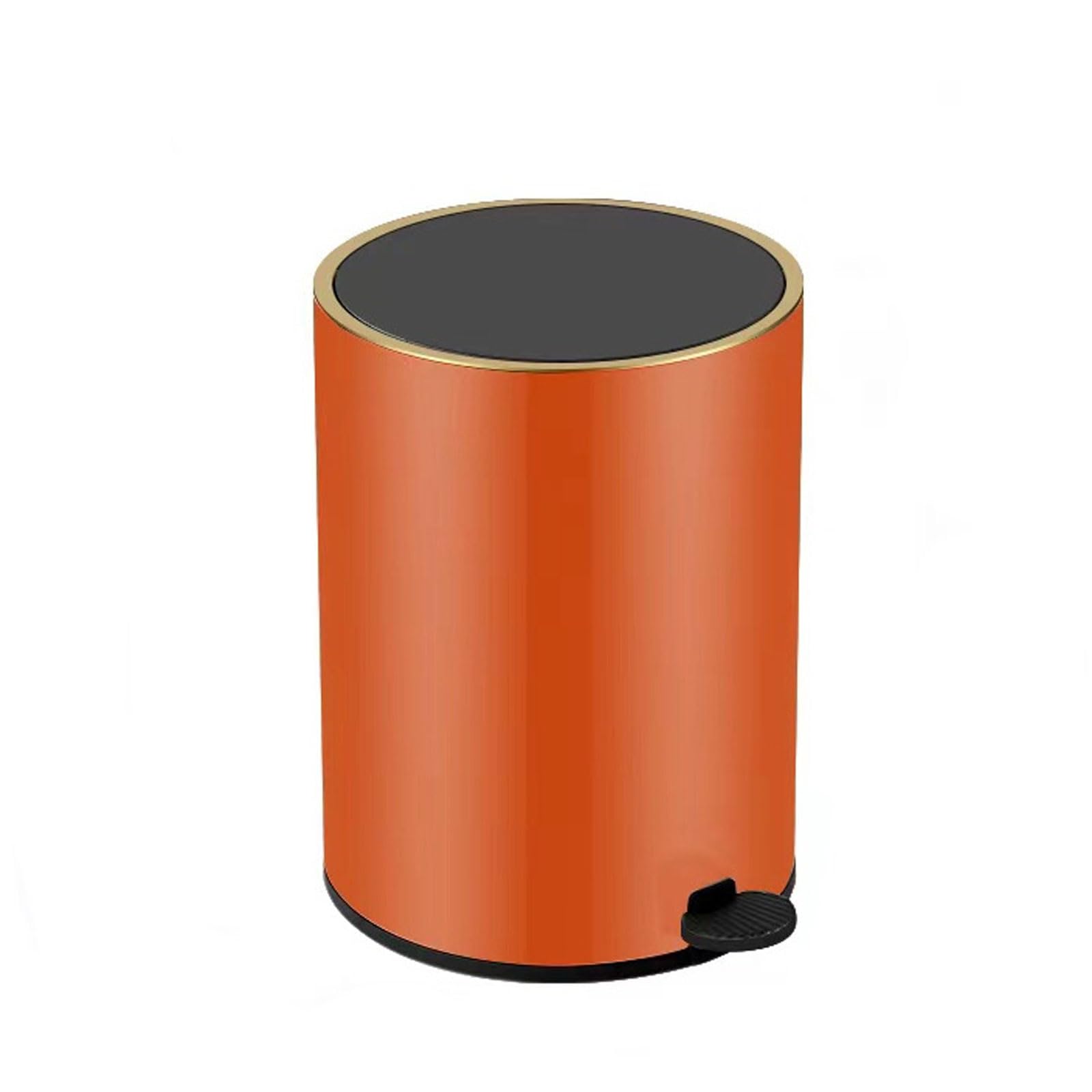 NOLLAM Papelera Bote de basura con Pedal de 8L con tapa, bote de basura moderno de acero inoxidable, para dormitorio, oficina, cocina, papelera, cesto de basura Basurero Cocina