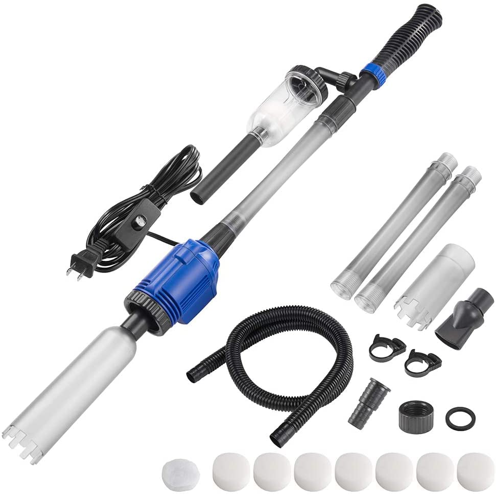 Opqefgho Electric aquarium fish tank cleaner automatic water changer suitable for fish tank cleaning with water pipe