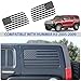 Rear Side Window American Flag Decals Compatible with 2005-2009 Hummer H3, American Flag Tailgate Side Window Decal Sticker Accessories, 2Pcs (Black)