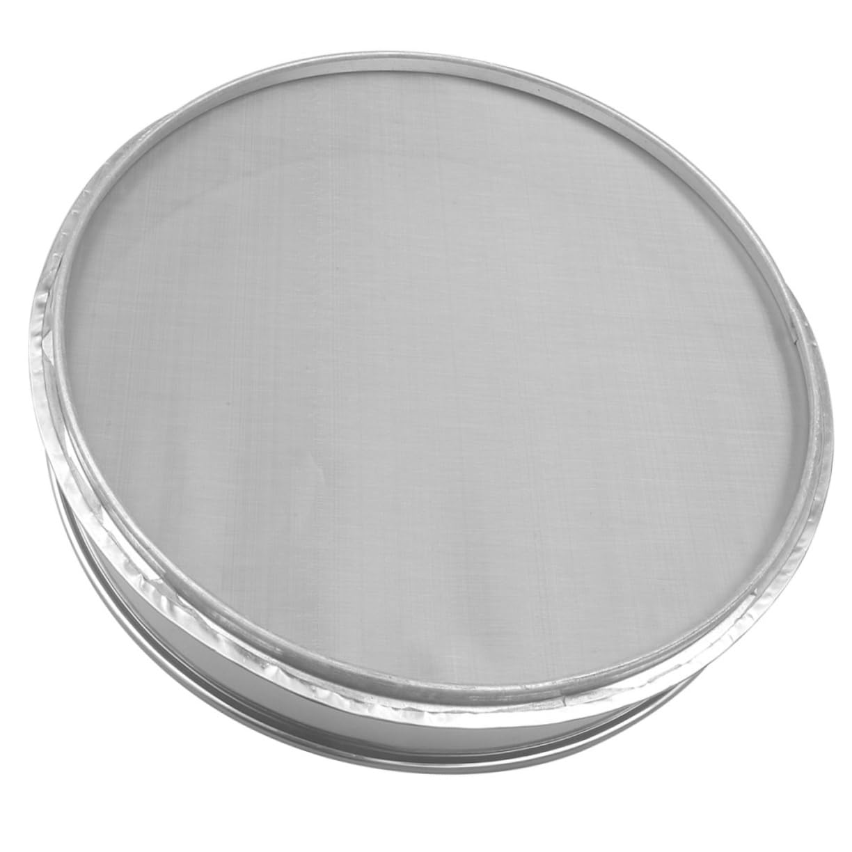 VALICLUD Tamis à Mailles Fines Argenté en Acier Inoxydable 35 Cm Léger et Réutilisable pour Usage Jardinage Cuisine Pâtisserie