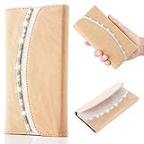 iPhone 7 Plus/8 Plus Case Bling Bling Luxury Crystal Diamond [Rhinestones] Flip PU Leather Case,[Stylish Handbag] with Magnetic Wallet Card Silicone Cover For iPhone 7 Plus/8 Plus Case 5.5 inch - Gold