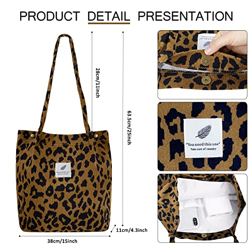 Ayieyill-Corduroy-Tote-Bag-for-Women-Canvas-Shoulder-Cord-Purse-with-Inner-Pocket