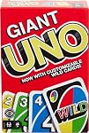 Mattel Games Giant UNO Card Game for Kid, Adult & Families, Color Blind Accessible & Customizable Large Deck