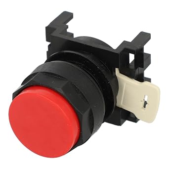 Cutler-Hammer Red Black Bezel Ext C-h 22mm E22 Pushbuttons