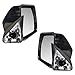 Driver and Passenger Manual Side View Mirrors Replacement for Jeep SUV 55034131 55007818