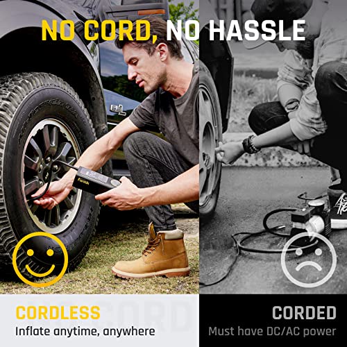 Fanttik X8 Apex And X8 Tire Inflator, 150Psi Cordless Handheld Air Compressor With Large Digital Screen And Led Lights, Suitable For E-Bikes, Cars, Balls, Motorcycles #TOP7
