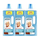 Don Limpio Superficies Delicadas Friegasuelos Líquido 1.5 l. PH Seguro En Superficies Delicadas (Paquete de 3)