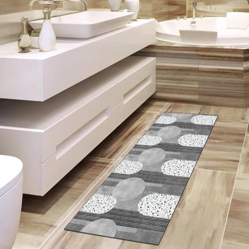 Alfombra para dormitorio gris de 100x260 cm que transforma tu hogar 4