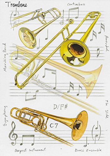 Biglietto d'auguri Trombone Design
