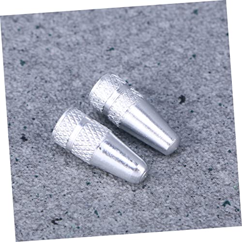 Cubiertas de válvula de aluminio BESPORTBLE 6 piezas miniatura 6