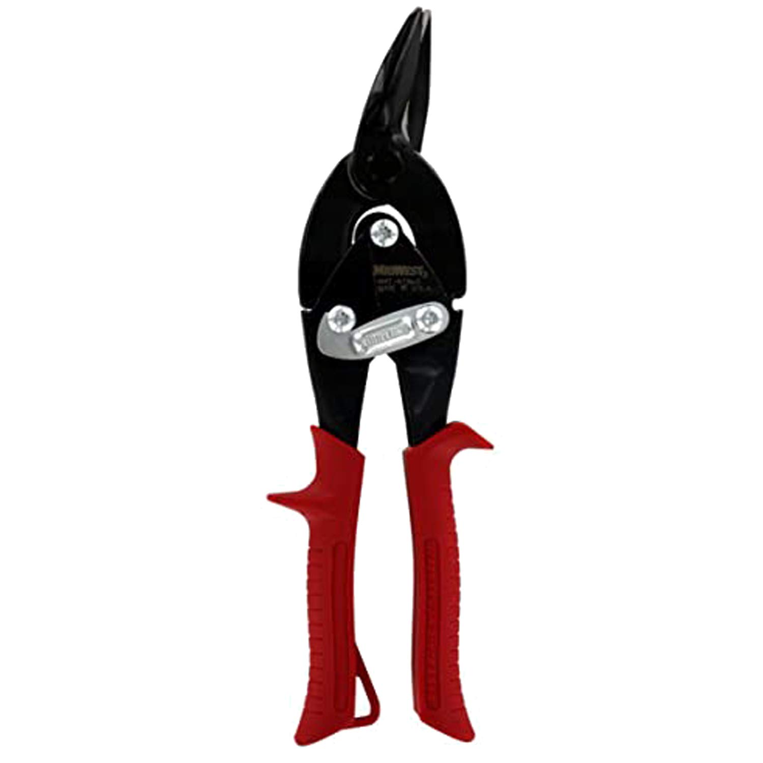 MIDWEST Blackout Series Aviation Snip - Left Cut Regular Tinner Shears, Made in the USA - MWT-6716LO