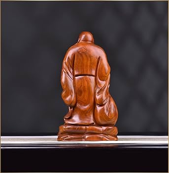 Amazon.co.jp: 仏像 木彫り 七福神 布袋 様 布袋さんの置物 木像