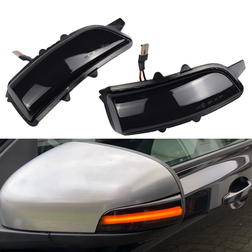Coppia di indicatori di direzione dinamici a LED per Volvo C30 S80 2007 – 2013 S40 V50 2007 – 2012 S60 C70 V40 V70