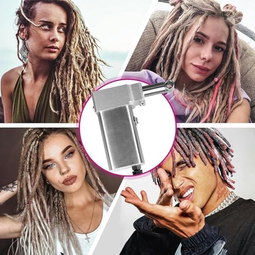 Machine dreadlocks électrique portable en acier inoxydable pour extensions - 8