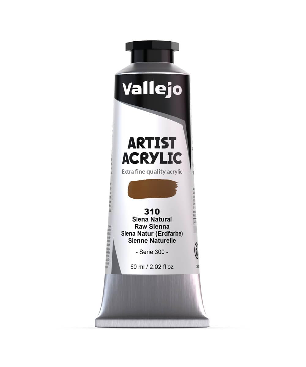 Vallejo Raw Sienna : Artist Acrylic Paint : 60Ml :