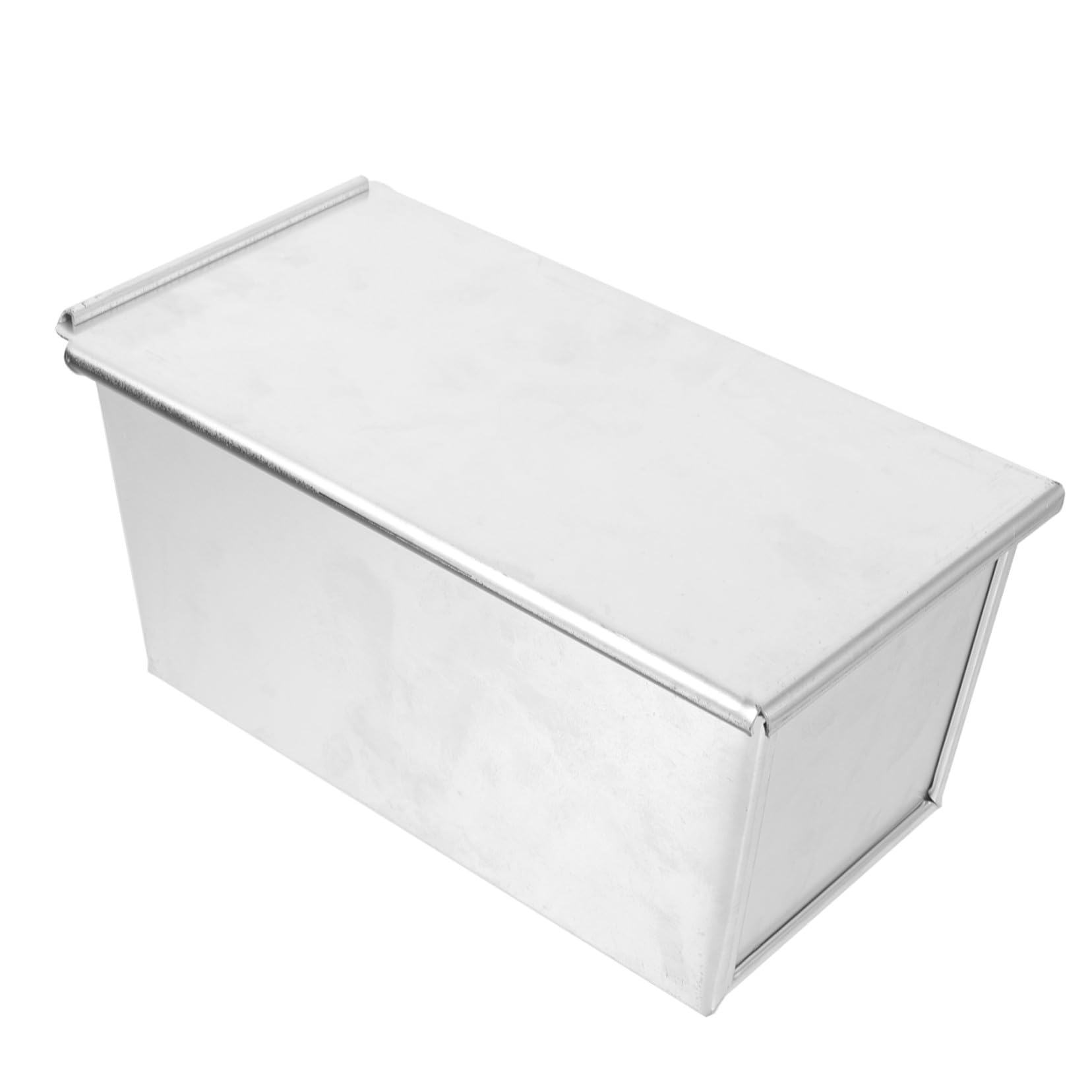 Antihaft Toastbrotform mit Deckel aus Aluminiumlegierung, Silber