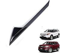 Vista 6 de Moldura de parabrisas delantera exterior Panel de ventana Guarda parabrisas XLT Soporte de ventana Junta para Ford Explorer 2011 2013 2014 2015 2017