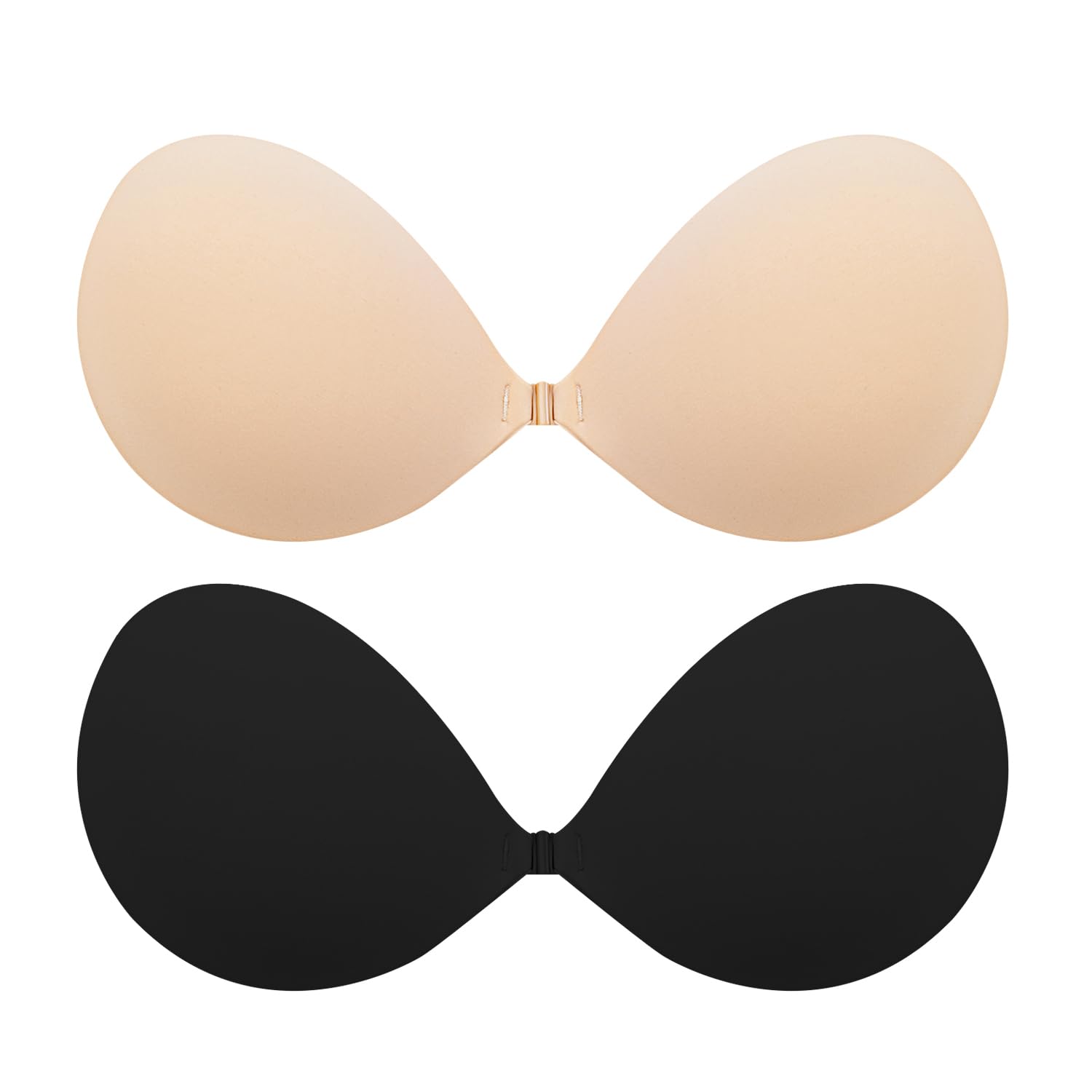 Lnmyic Reggiseno Invisibile Adesivo Push Up Schiena Scoperta Riutilizzabile | Coppe in silicone adesivo, effetto push up seno senza spalline. Sticky bra invisibile sotto abiti schiena scoperta