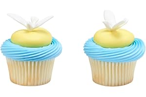 Baptism Cupcake Toppers: White Dove Fondant Cupcake Cake Picks