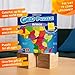 GeoToys GeoPuzzle, Africa and Middle East Jigsaw Puzzles, 65 Pc Geography Puzzle, Map Puzzle - Jigsaw Puzzles for Kids Ages 6-9, Stocking Stuffers for Kids, Christmas Gifts for Grandkids