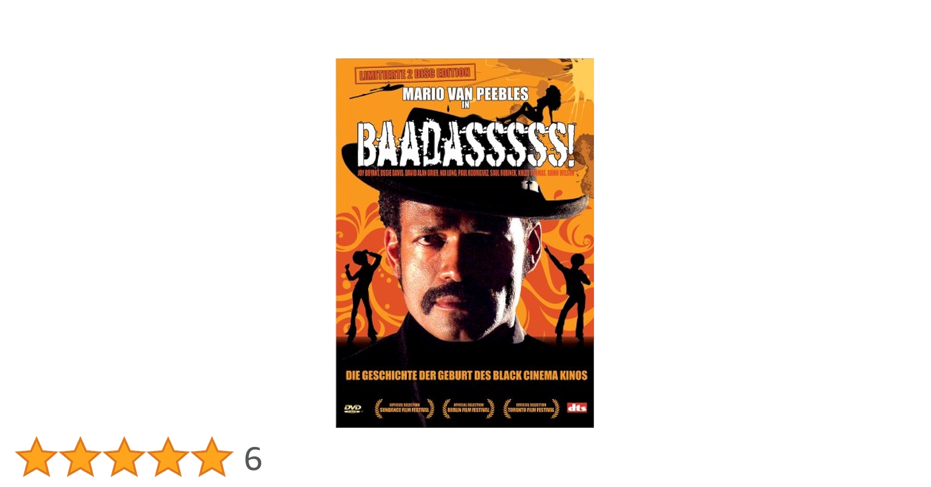 希少　スウィート スウィート バックBAADASSSS SONG DVD　70s Sweet Sweetback's Baadasssss Song (30th Anniversary Special