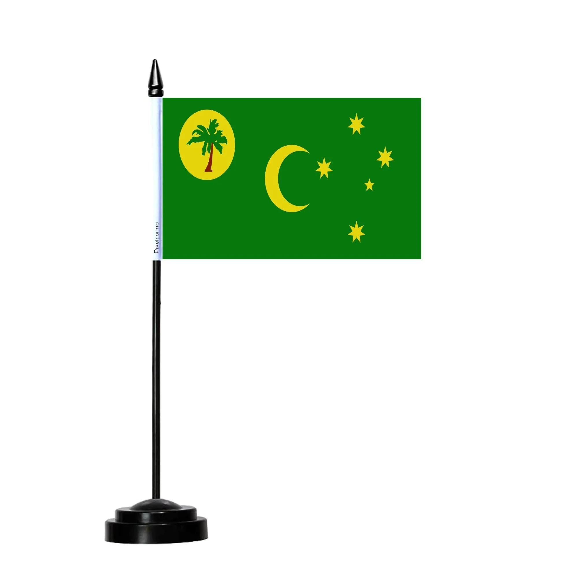 Pixelforma Cocos Islands Table Flag 14 x 21 cm