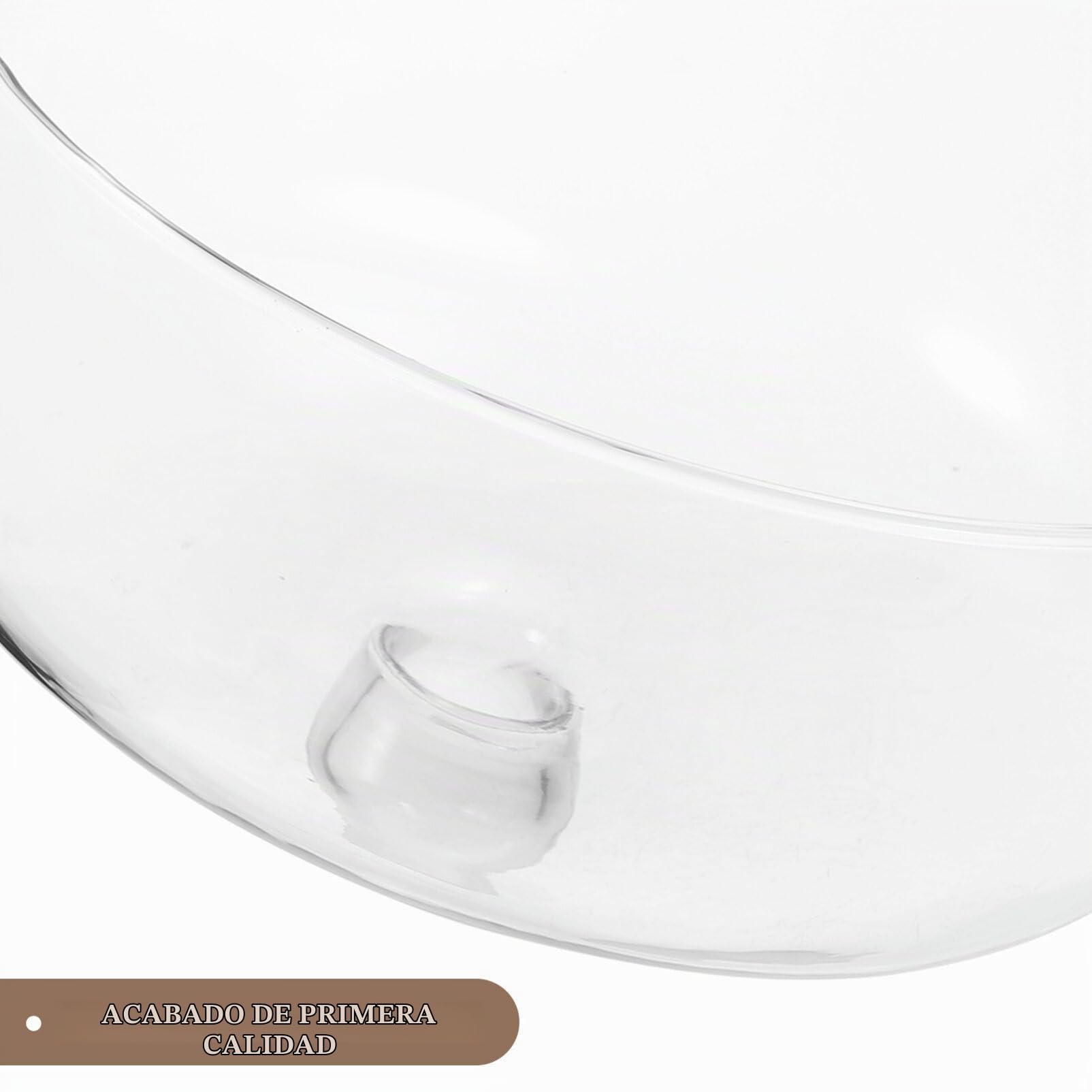 BESTonZON Cúpula De Cristal Para Tartas Y Postres - Tapa Transparente Para Frescura Y Exhibición - Plato De Cúpula De 28 Cm