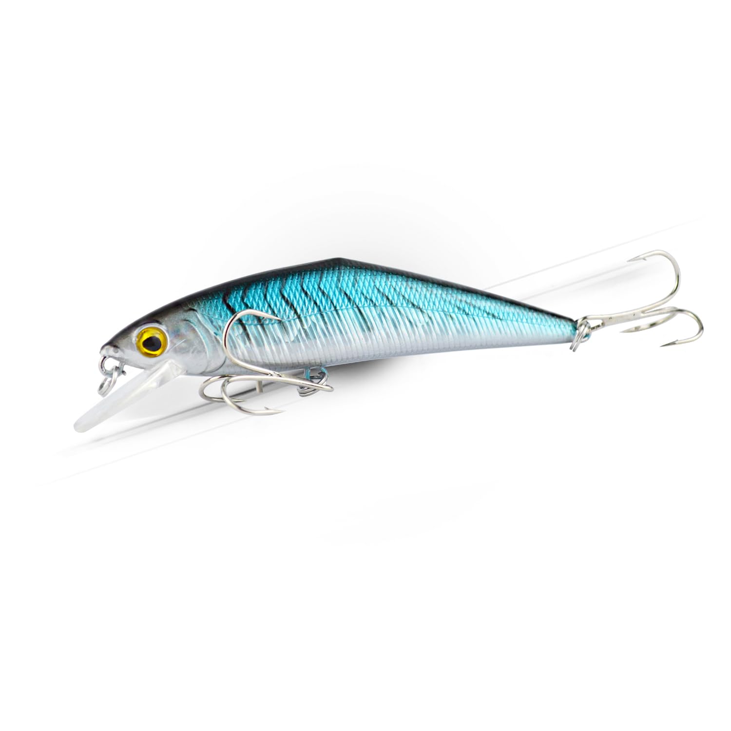 Trecciato Spinning Esche Da Pesca Topwater - Set Da 3 Per Acqua Dolce E Salata Lure Her
