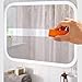 Miracle Limescale & Rust Eraser – Orange Rubber Cleaning Block for Shower Glass, Faucets, Stainless Steel, Cookware & Tiles, Multi-Surface Cleaner